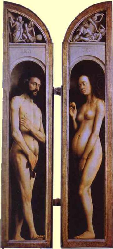 Adam and Eve, Jan Van Eyck